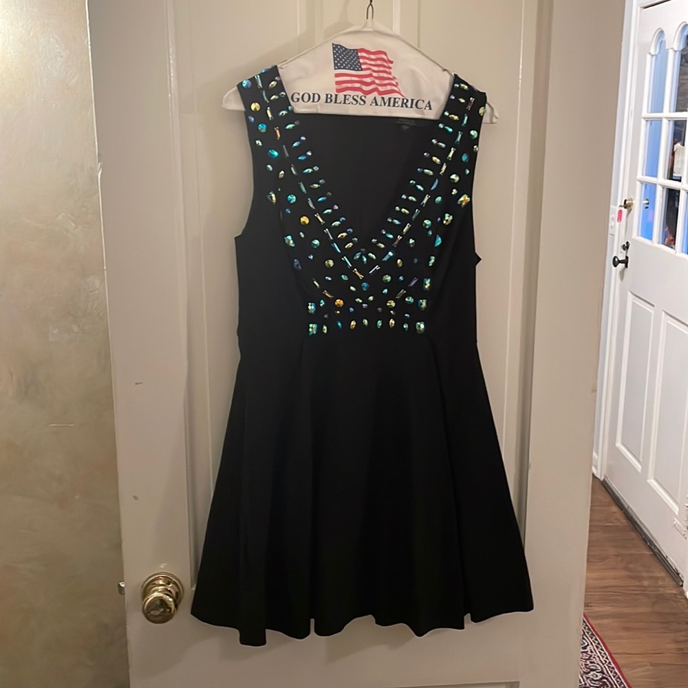 Women’s L Guess Dress Navy Blue with sparkle